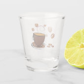 Verre A Shot L'amour du café (Dos)