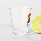 Verre A Shot L'amour est l'amour - Kawaii Rainbow Design (Gauche)