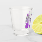 Verre A Shot Lampe de lave fantôme (Gauche)