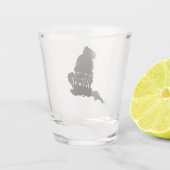 Verre A Shot L'Angleterre est dans mon coeur (Dos)