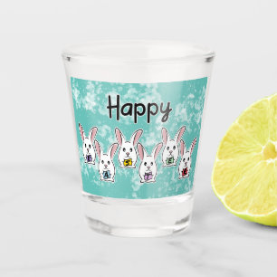 Verre A Shot Lapins de Pâques en forme d'oeuf