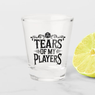 Verre A Shot Larmes de mes joueurs
