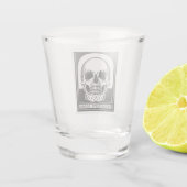 Verre A Shot L'art crânien Memento Mori (Dos)