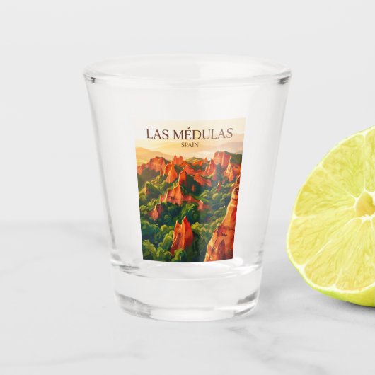 Verre A Shot Las Médulas Espagne (Devant)