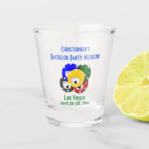 Verre A Shot Las Vegas Bachelor Party Favor Casino Poker