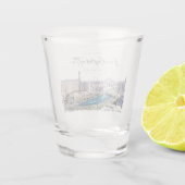 Verre A Shot LAS VEGAS Nevada Skyline Bachelorette Favoriser (Dos)