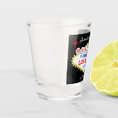 Verre A Shot Las Vegas Wedding Party Favor (Gauche)