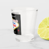 Verre A Shot Las Vegas Wedding Party Favor (Droite)