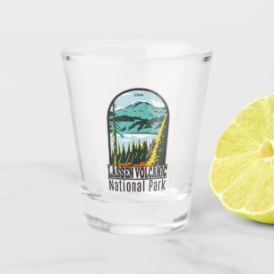 Verre A Shot Lassen Volcanic National Park Californie Vintage