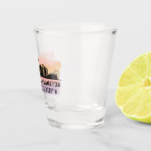 Verre A Shot Latitude et Longitude de Seattle City Skyline (Droite)