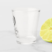 Verre A Shot Laurel Crest Mariage Monogramme (Droite)