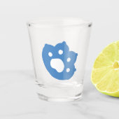 Verre A Shot Laze Furr Days - Cute Lazy Cats Design (Devant)