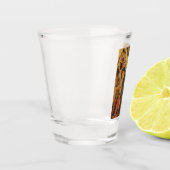 Verre A Shot Le baptême de Jésus-Christ icône byzantine (Gauche)