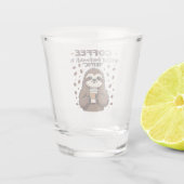 Verre A Shot Le café épelé vers l'arrière est eeffoC Caffeine S (Dos)