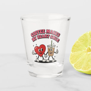 Verre A Shot Le Café Fait Sourire Mon Coeur