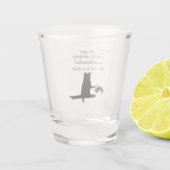 Verre A Shot Le chat est un Jerk (Dos)