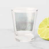 Verre A Shot Le château William Turner Alnwick (Dos)