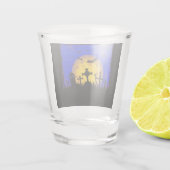 Verre A Shot Le cimetière d'Halloween (Dos)