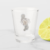 Verre A Shot Le coeur du steampunk (Dos)