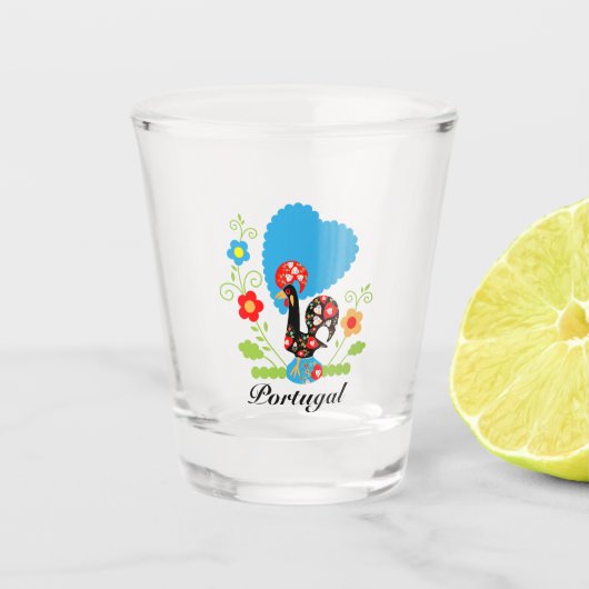 Verre A Shot Le coq portugais (Devant)