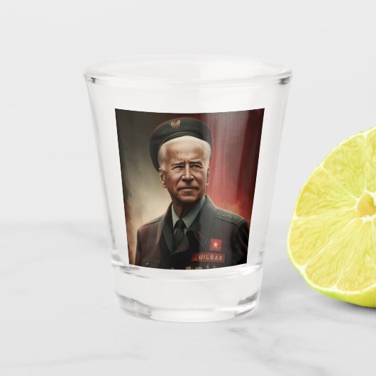 Verre A Shot Le dictateur Joe Biden (Devant)