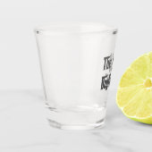 Verre A Shot Le Dogfather personnalisé Whiskey Shot Glass cadea (Gauche)