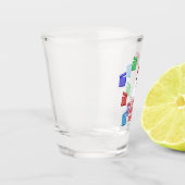 Verre A Shot Le fantôme de Noël présente drôle (Gauche)