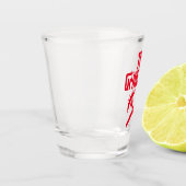 Verre A Shot Le Grand-Père Aux Chiens Chauds (Gauche)