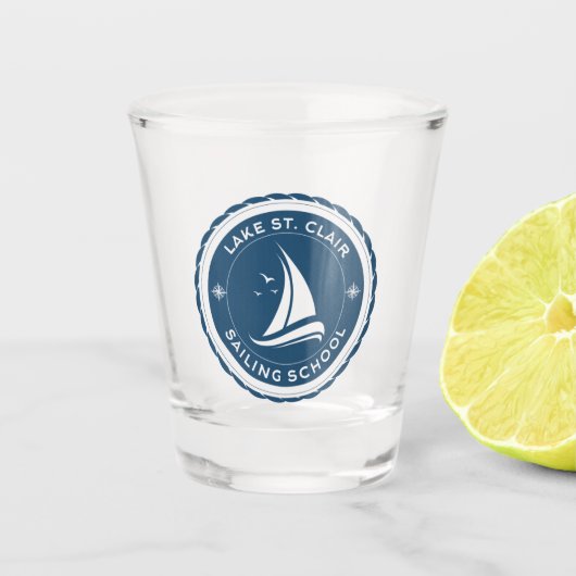 Verre A Shot Le lac St. Clair (Devant)