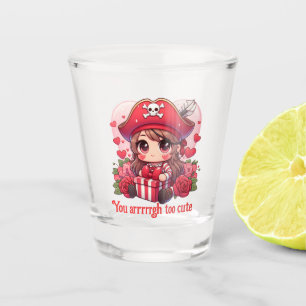 Verre A Shot Le magnifique pirate de la Saint Valentin