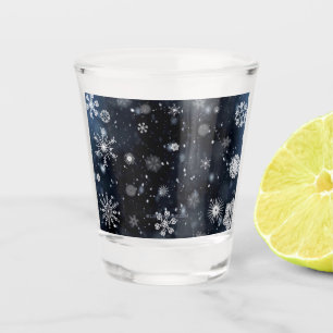 Verre A Shot Le Noël de SlipperyJoe, hiver magique paisible à