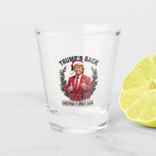 Verre A Shot Le Noël de Trump est à nouveau génial Santa