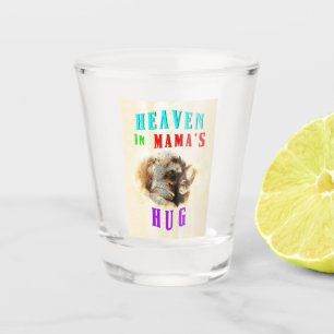 Verre A Shot Le paradis dans les grands orangs-outans de maman