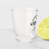 Verre A Shot Le plus grand STEPDAD noir personnalisé au monde (Gauche)