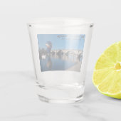 Verre A Shot Le pont de Londres, le lac Havasu, AZ. (Dos)