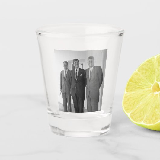 Verre A Shot Le président John Kennedy et les frères American C (Devant)