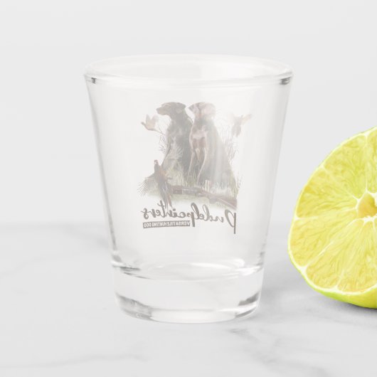 Verre A Shot Le Pudelpointer Shot Glass (Dos)