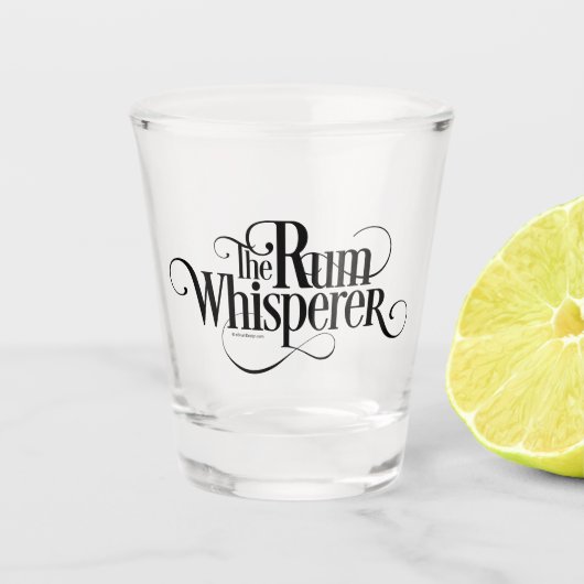 Verre A Shot Le rhum Whisperer (Devant)