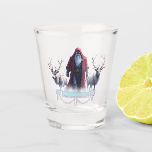 Verre A Shot Le roi de l'hiver arrive.  (Devant)