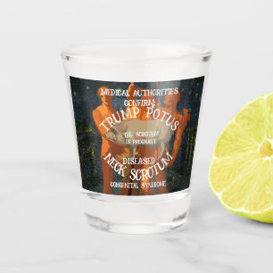 VERRE A SHOT LE SCROTUME DU COU DE TRUMP CONFIRMÉ EST ENCEINTE