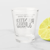 Verre A Shot Le slogan de la réunion (Dos)