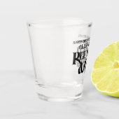 Verre A Shot Le slogan de la réunion (Gauche)