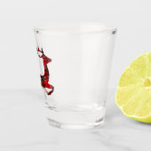 Verre A Shot Leaping Tartan Reinder (Droite)