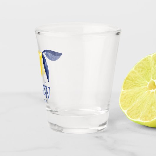 Verre A Shot Lémon Couple Initiales Monogramme Date (Droite)