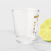 Verre A Shot LEMON DROP MARTINI Cocktail Recette Art (Gauche)