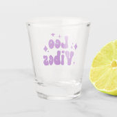 Verre A Shot Leo Vibes Astrologie Zodiaque Étoiles violettes Ve (Dos)