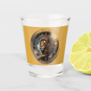 Verre A Shot Leo Zodiaque Personnalisable