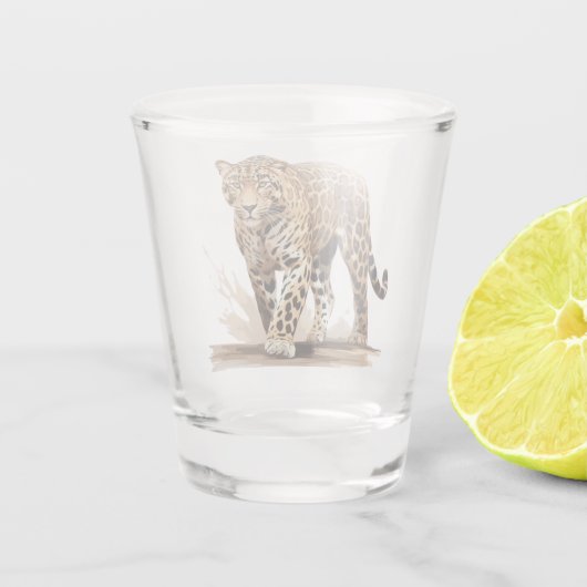 Verre A Shot Leopard (Dos)