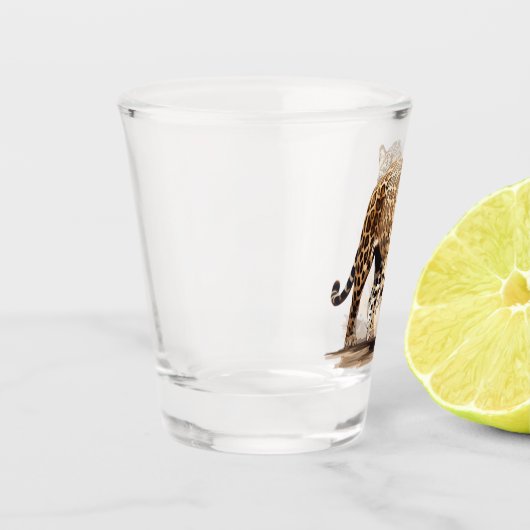 Verre A Shot Leopard (Gauche)