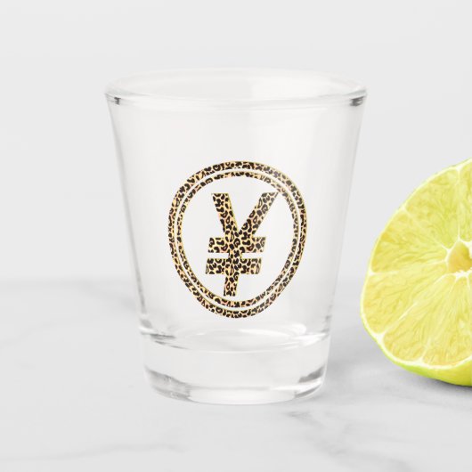 Verre A Shot Leopard ¥ (Devant)